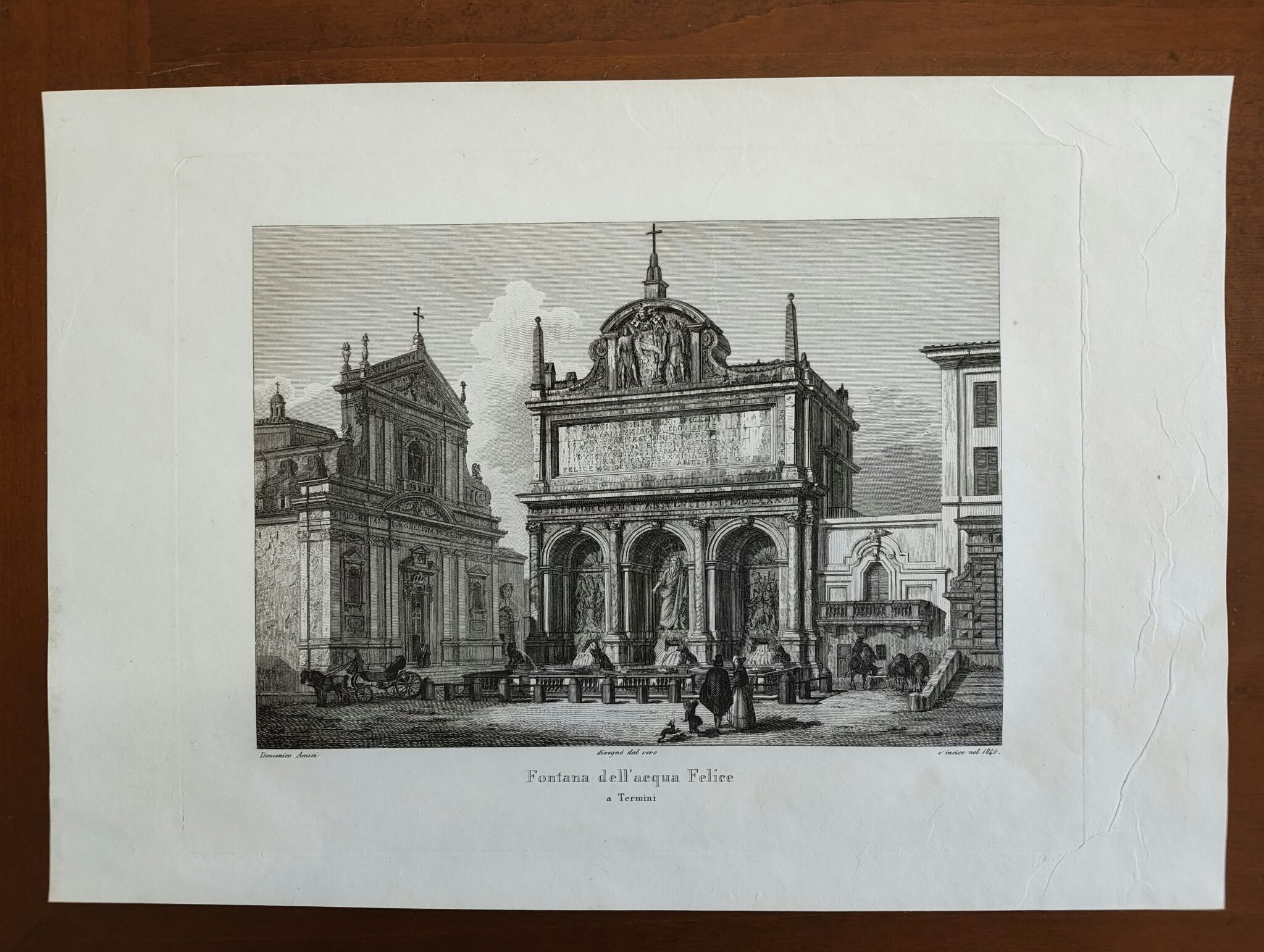 Fontana dell’acqua Paola