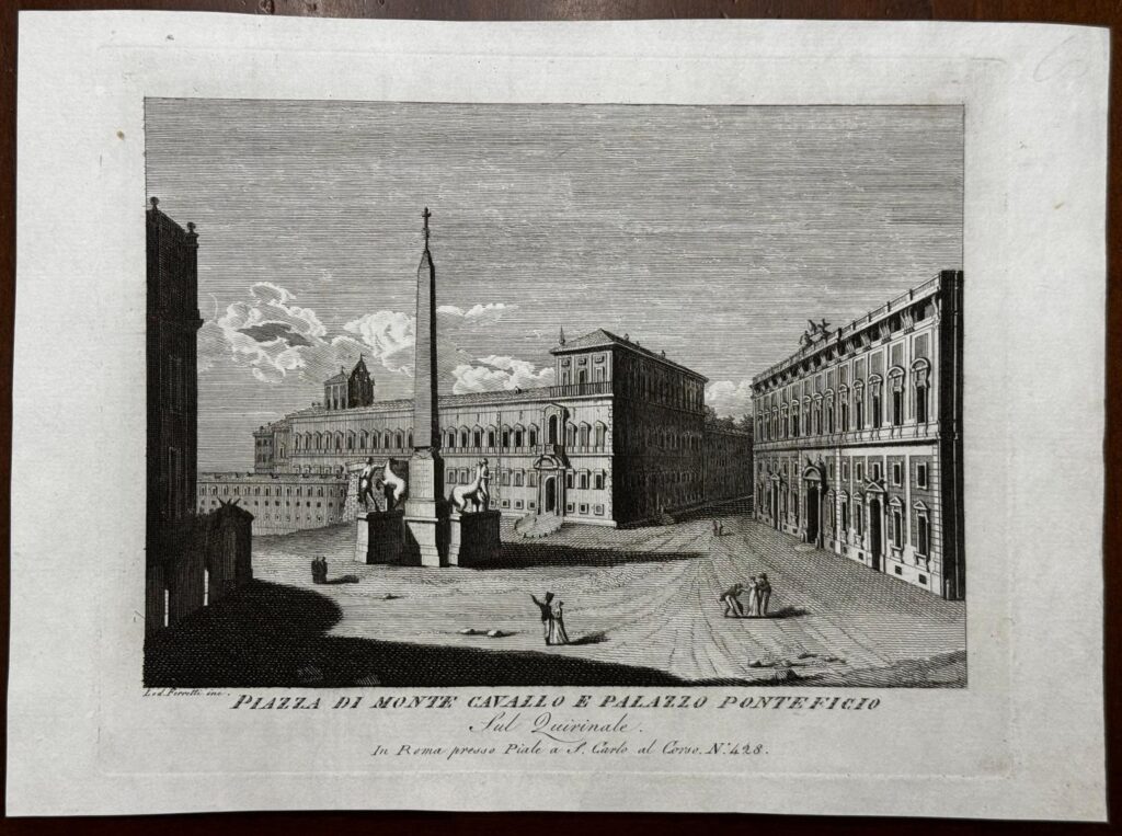 Piazza di Monte Cavallo e Palazzo Ponteficio