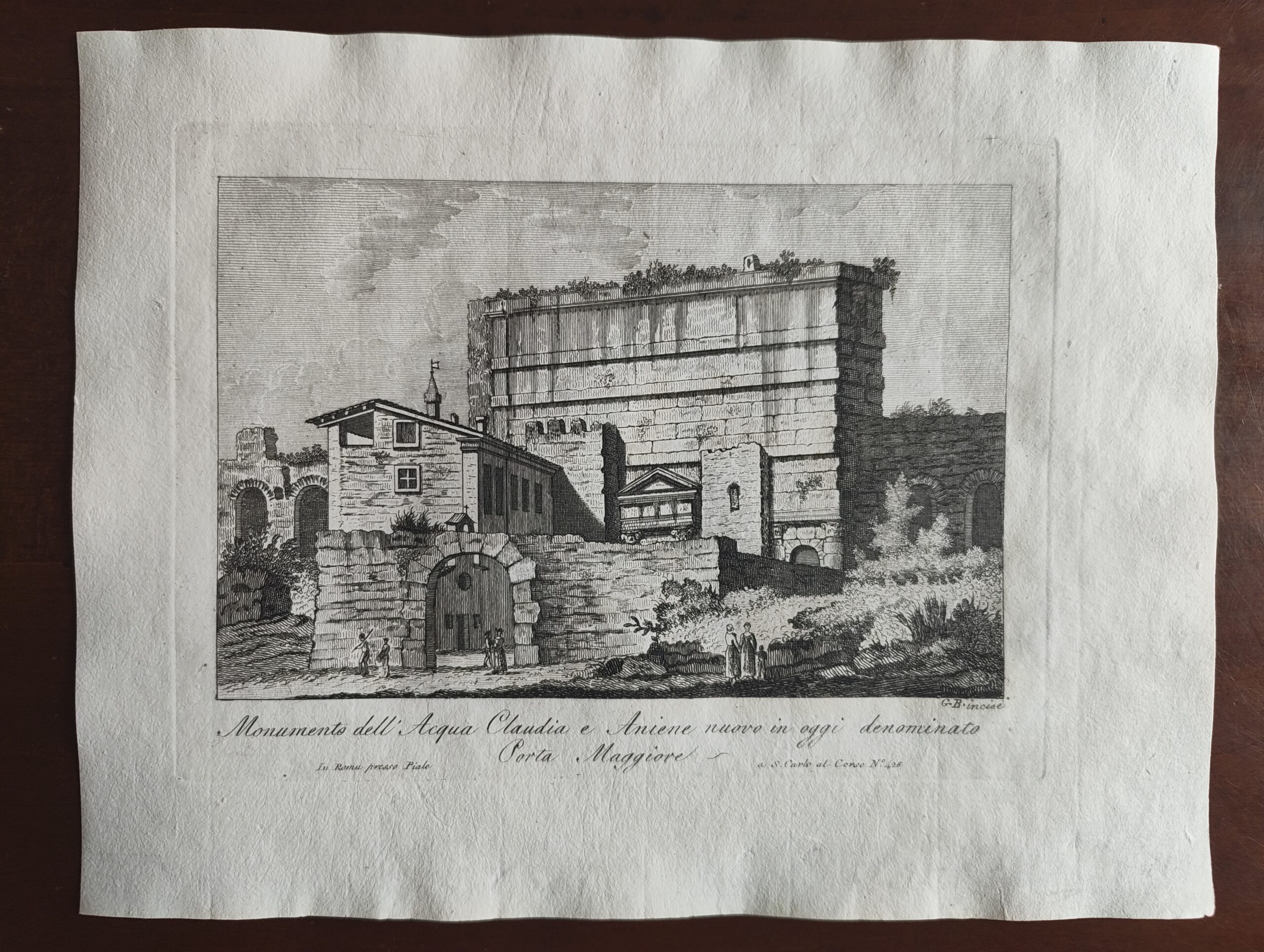 Monumento dell'Acqua Claudia e Aniene e Aniene nuova ed oggi denominato Porta Maggiore