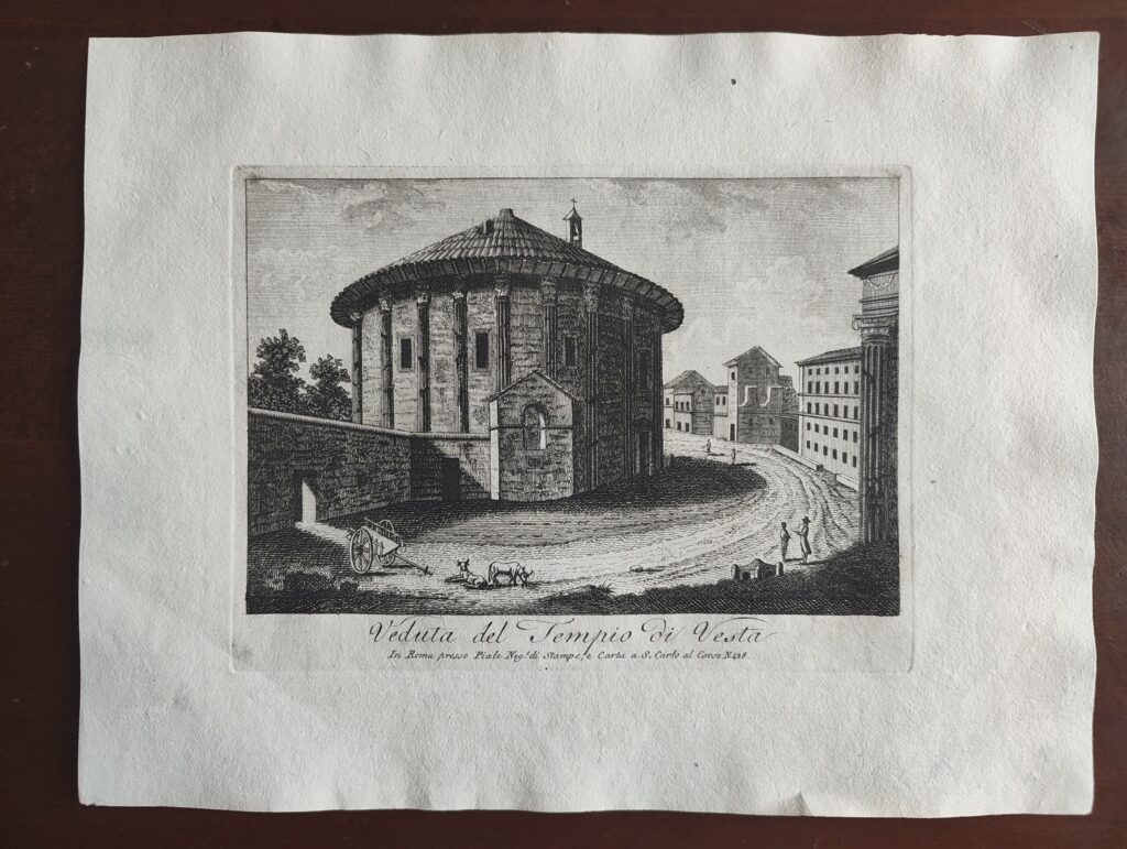 Veduta del Tempio di Vesta