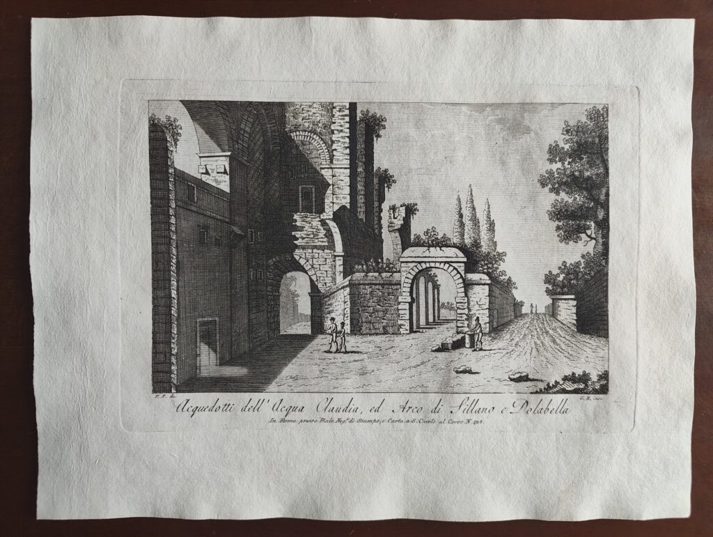 Acquedotto dell'Acqua Claudia, ed Arco di Dolabella e Silano