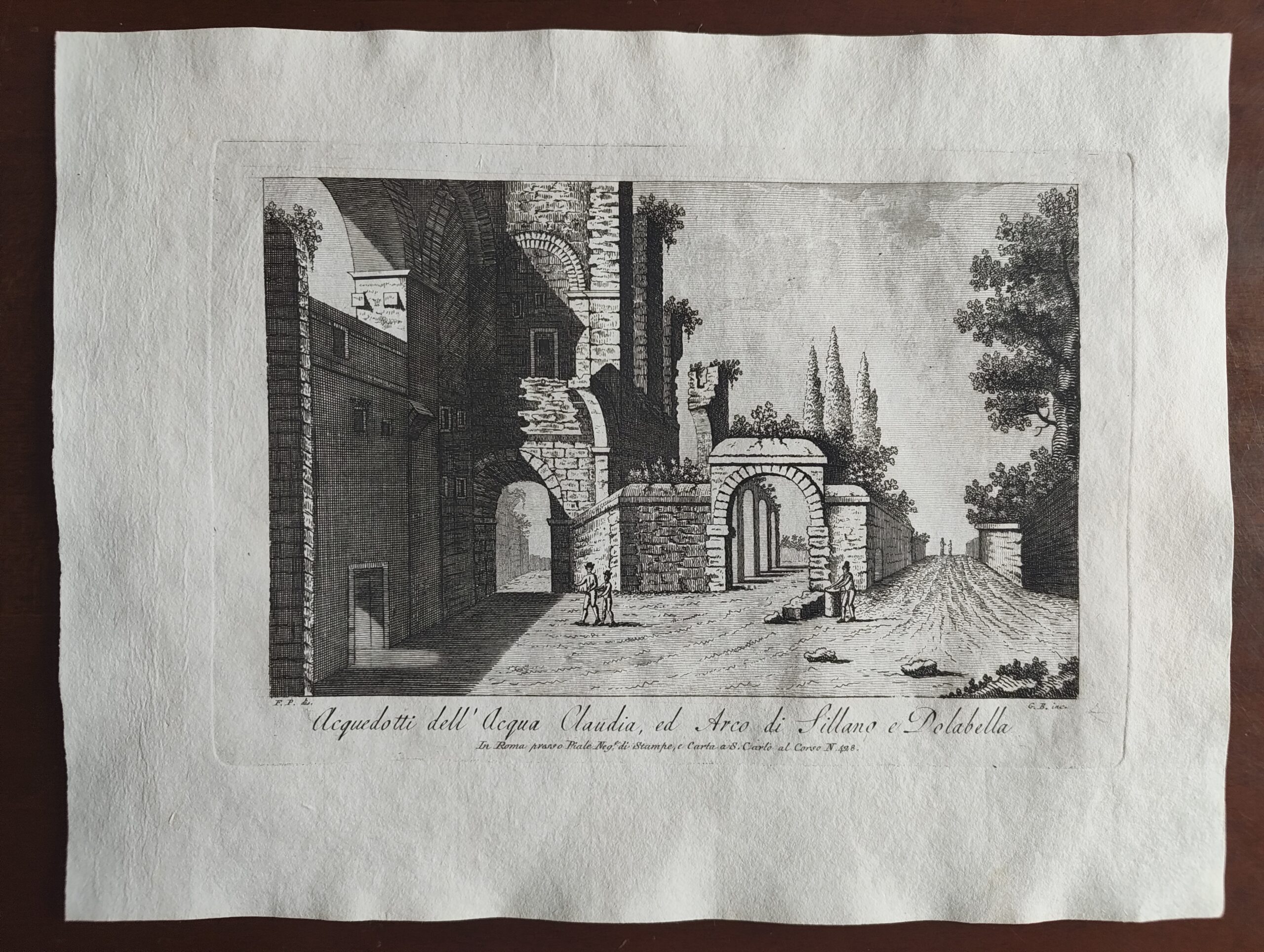 Acquedotto dell'Acqua Claudia, ed Arco di Dolabella e Silano