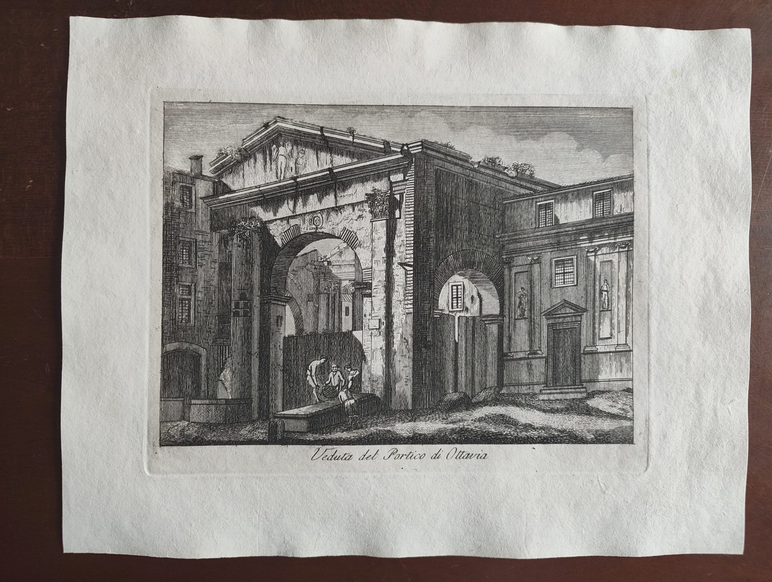 Veduta del Portico di Ottavia