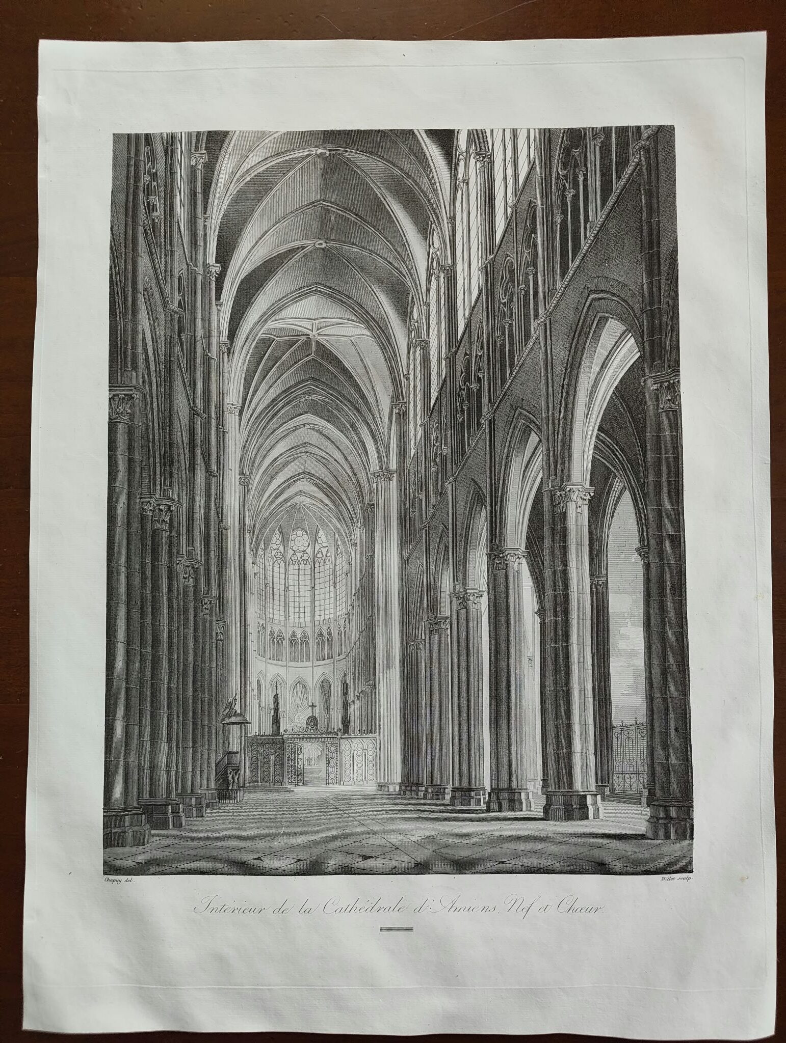 Interno della cattedrale d'Amiens